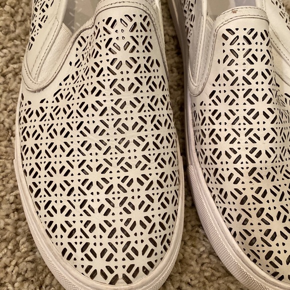 Tory Burch perforated leather slip ons - Picture 3 of 6